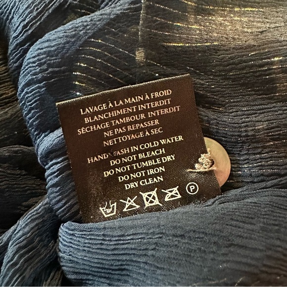 NWT Soeur ‘Lafayette’ Leopard Muslin Skirt in “Peacock Blue” Size 34 = Size XS - Picture 14 of 16